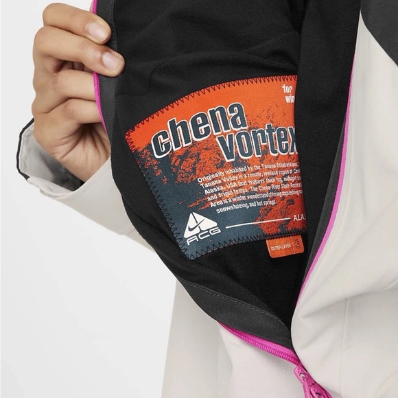 Nike ACG “Chena Vortex” Storm Fit ADV Gore-Tex Jacket Sz Med Tall FV8891-104 - Picture 9 of 13